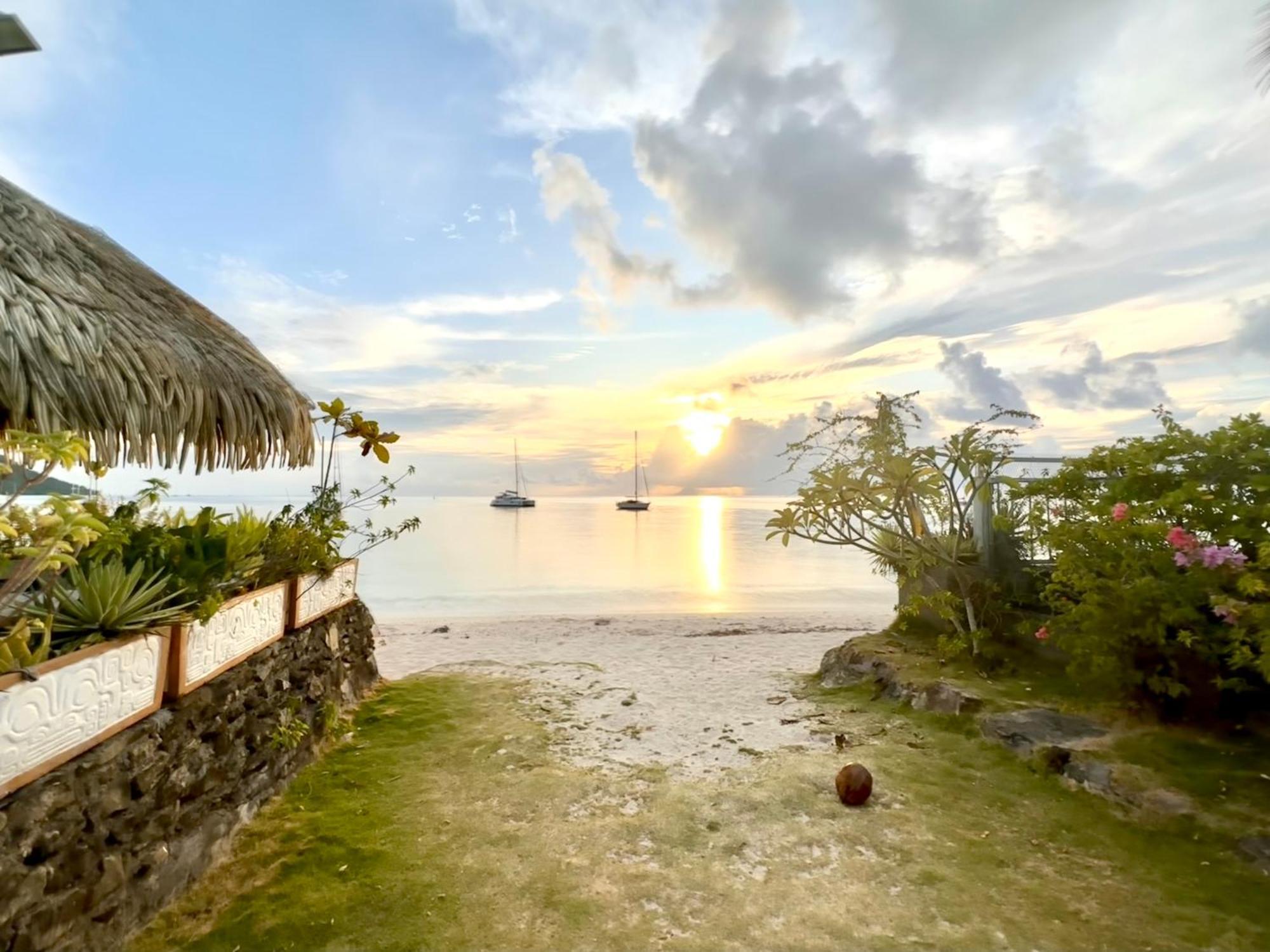 Meri Lodge Huahine « Room Of Marta » Fare Esterno foto